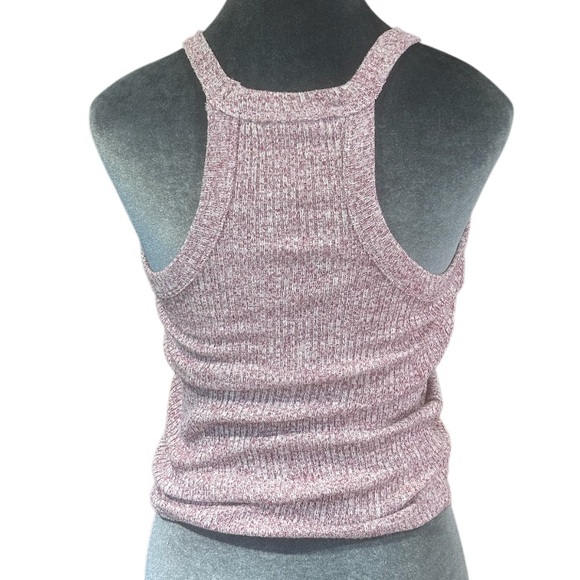 Anthropologie Maeve Ribbed Knit Racerback Tank Top - Picture 3 of 8